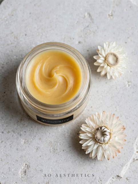 New! Chic Vegan CoQ10, Astaxanthin + Seabuckthorn Berry Golden Cream Skin Melt