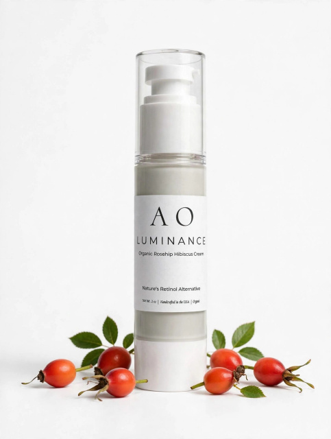 Organic Rosehip + Hibiscus add Vitamin C + GLA + Omega-6 + 3 + B 5 + EFA The Works for Face + Eye Cr