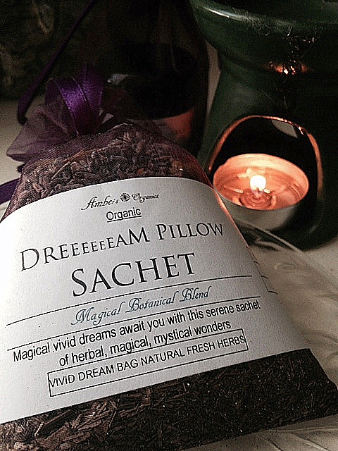 Organic Magical Mugwort Vivid Dreams Pillow Sachet.