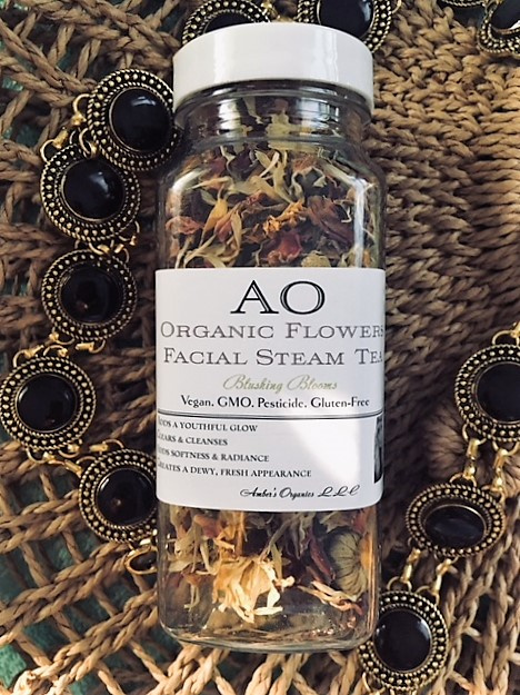 Organic Youthful/Clear/Soft/Flawless/Fresh Flowers Facial Herb Steam Tea