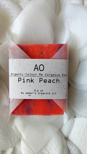 New! Organic Pink Peach Luxurious Colour Me Gorgeous Bar
