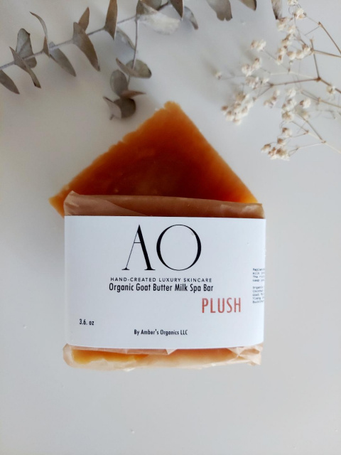 Organic "PLUSH" Goat Butter Milk Spa Bar Exquisite Conditioning Beauty Bar