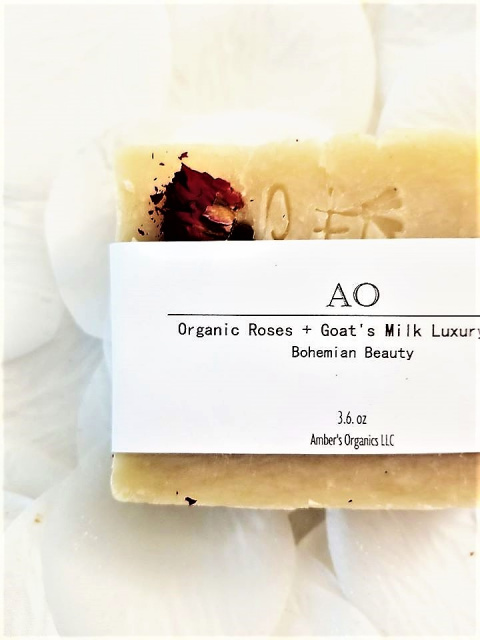 Organic Bohemian Sweet Gentle Rose + Fresh Goat's Milk 