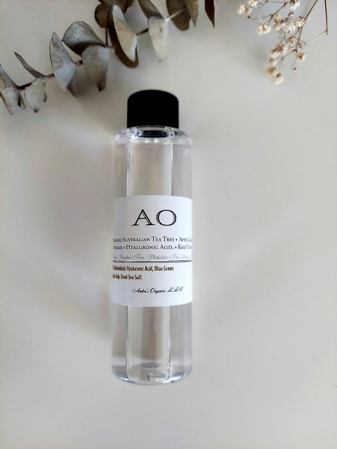 Organic AustralianTea Tree & Apple Cider Vinegar Toner, Acne Prone Skin.