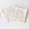 Natural Cotton Muslin Bags - Pack 4