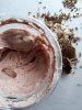 Organic Walnut Whipped Cream + French Pink Clay.  My Face + Body Cleansing Scrub  