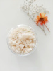 In the raw! Organic Virgin Coconut Face + Body Scrubbing Sugaring Polish  Hands, Body, Face + Feet. 
